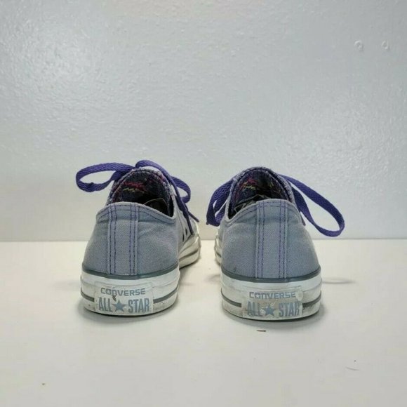 Converse All Star Chuck Taylor Low OX Women's Size 9 Purple Gray Shoes - Picture 9 of 9